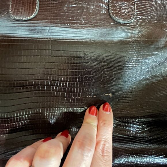 Bugatti Genuine Leather Bag Brown Vintage - Picture 16 of 16